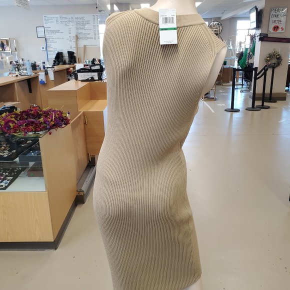 MICHAEL Michael Kors Beige Dress Size L - Picture 5 of 5
